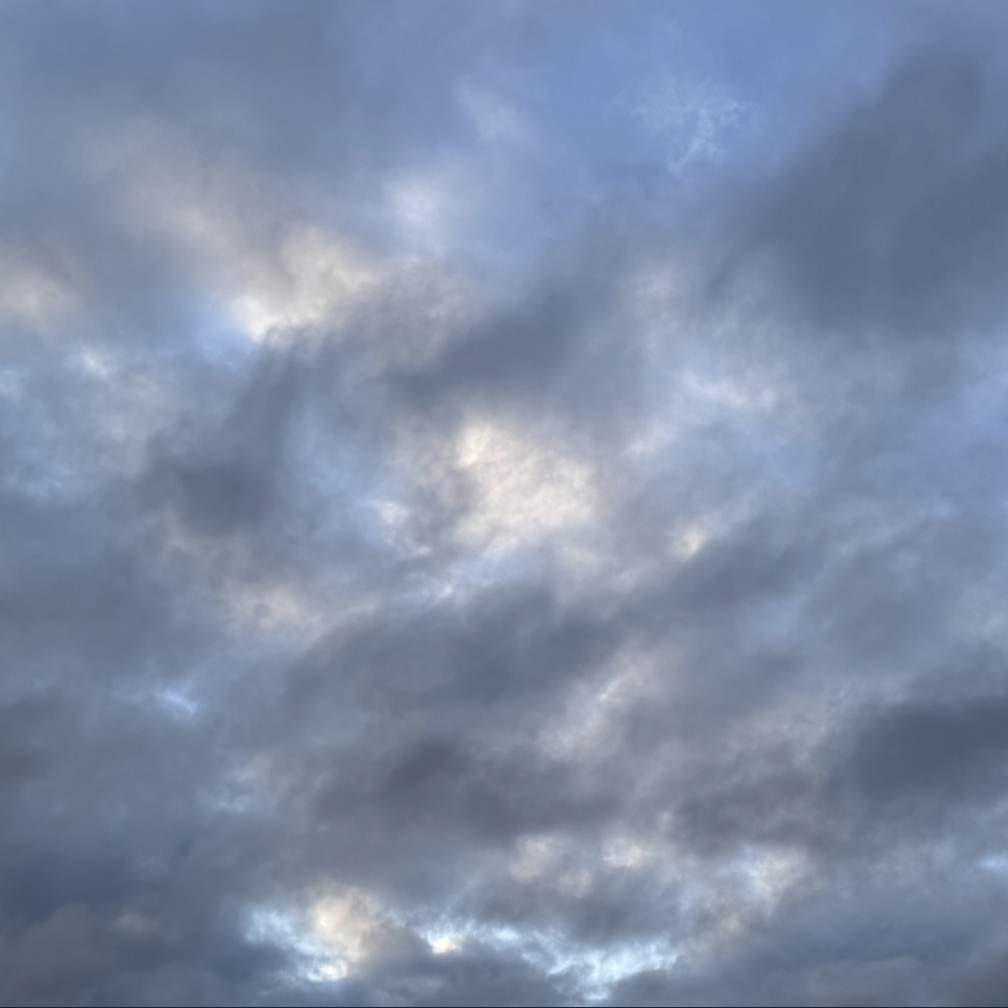A selection of clouds of various shades and colours
